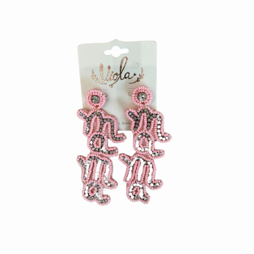 mama beaded earrings