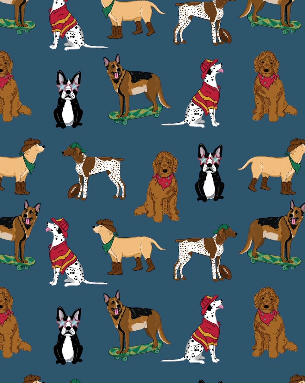 rowdy pups bamboo pajamas