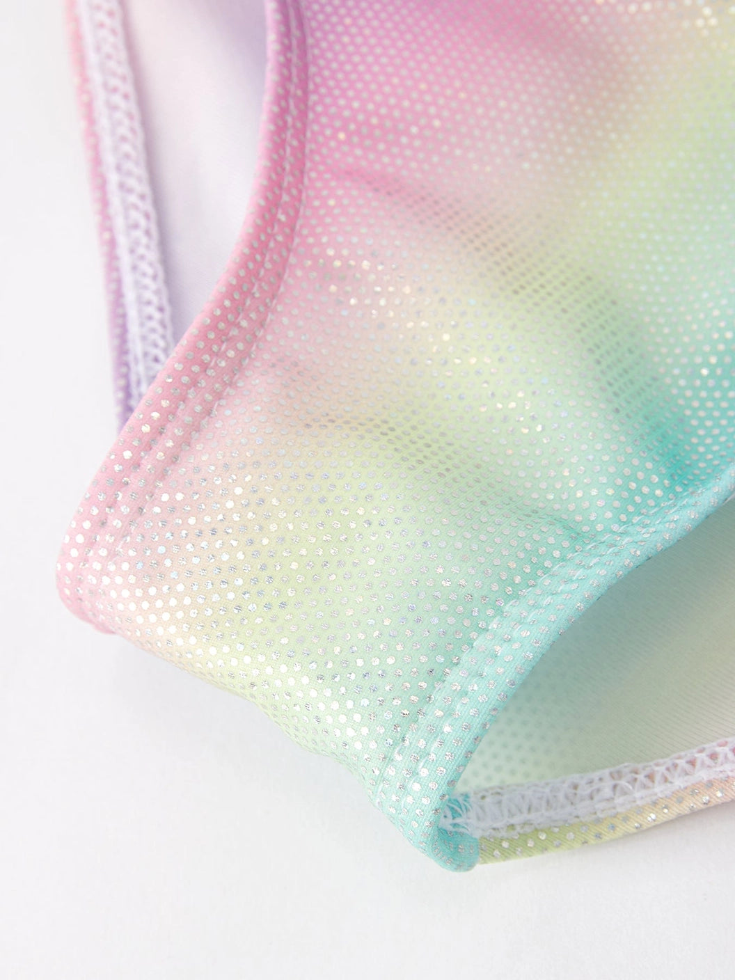 ruffle rainbow swimsuit