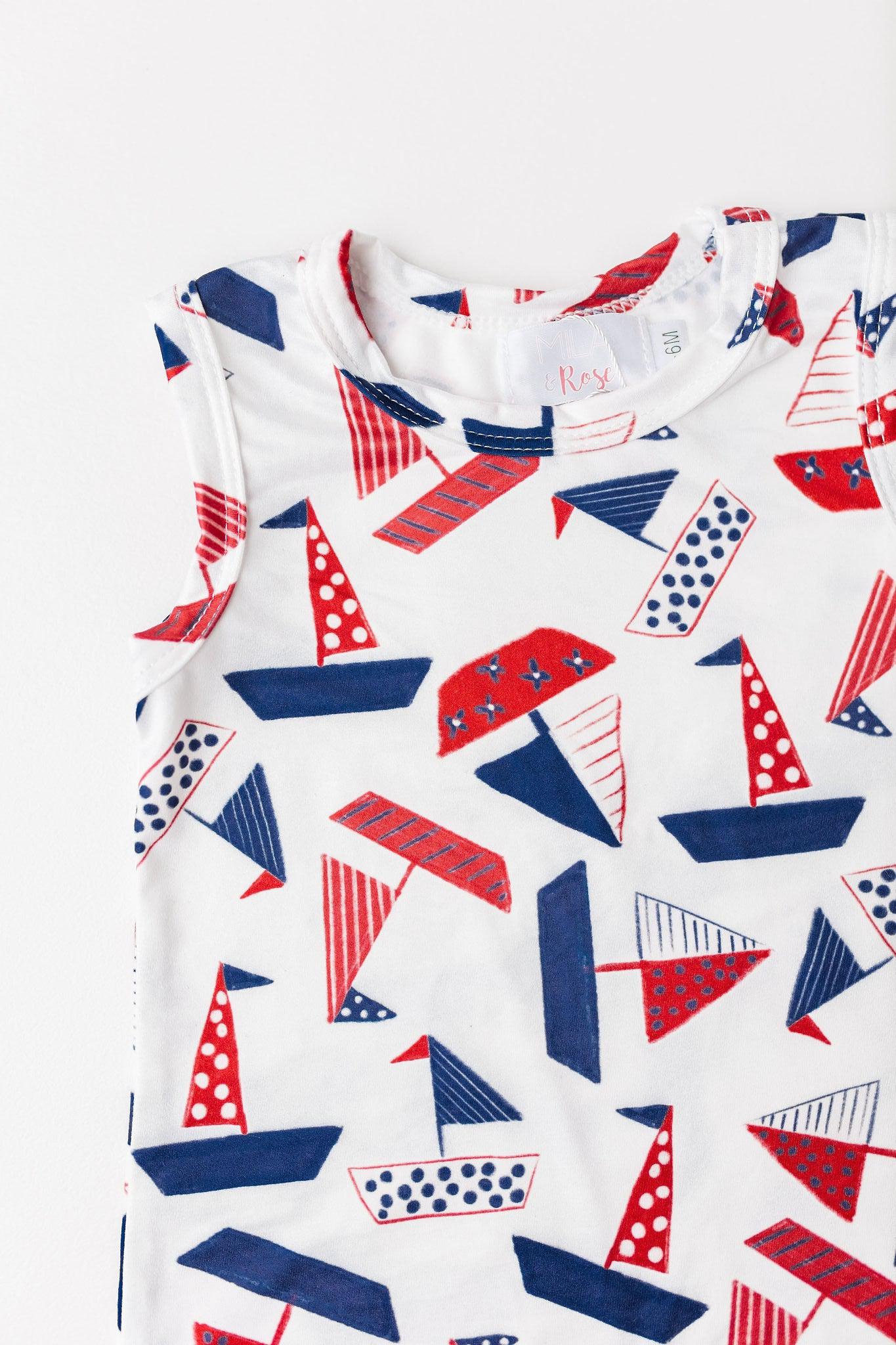 sailboats romper
