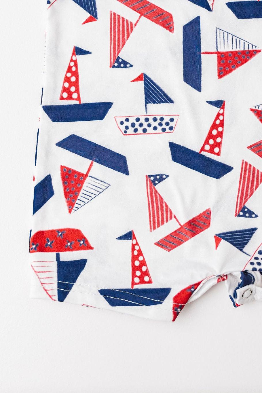 sailboats romper