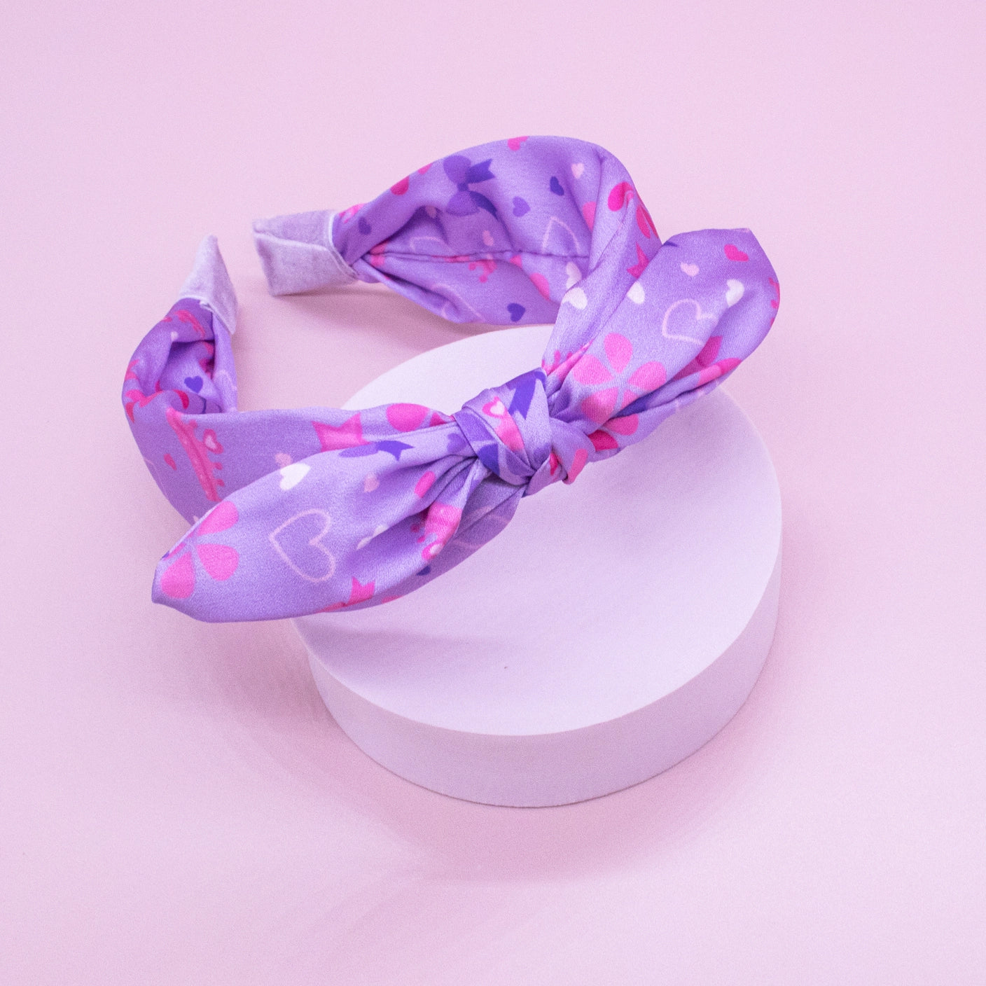 purple princess headband