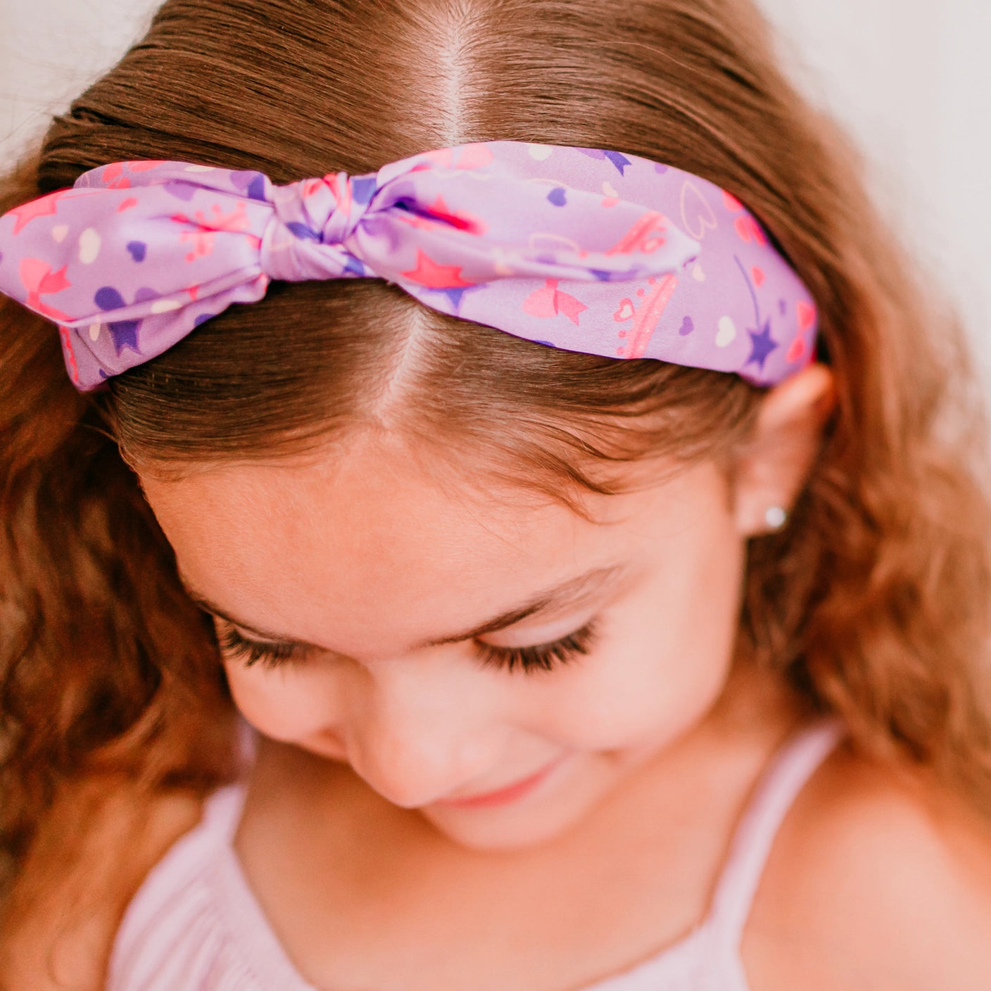 purple princess headband