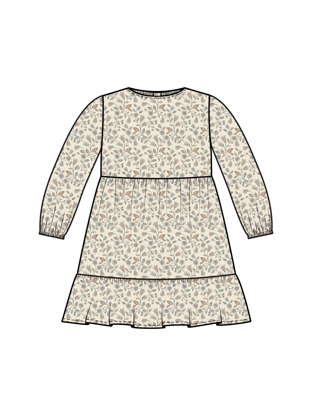 sophia tier dress