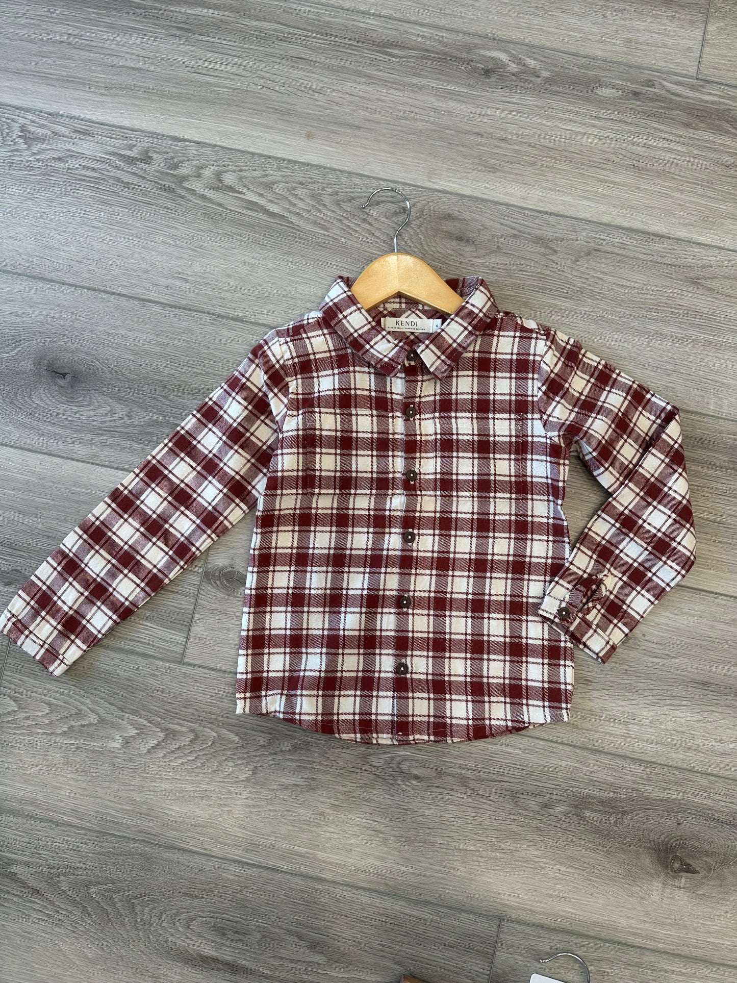 flannel button up