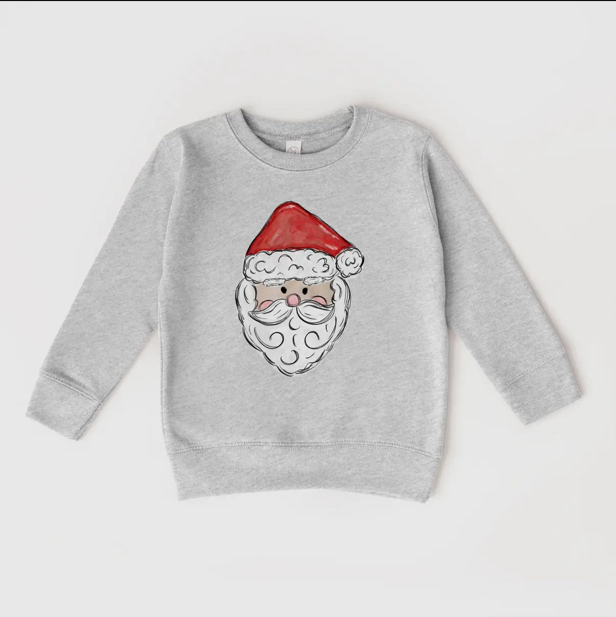 Grey Santa sweatshirt
