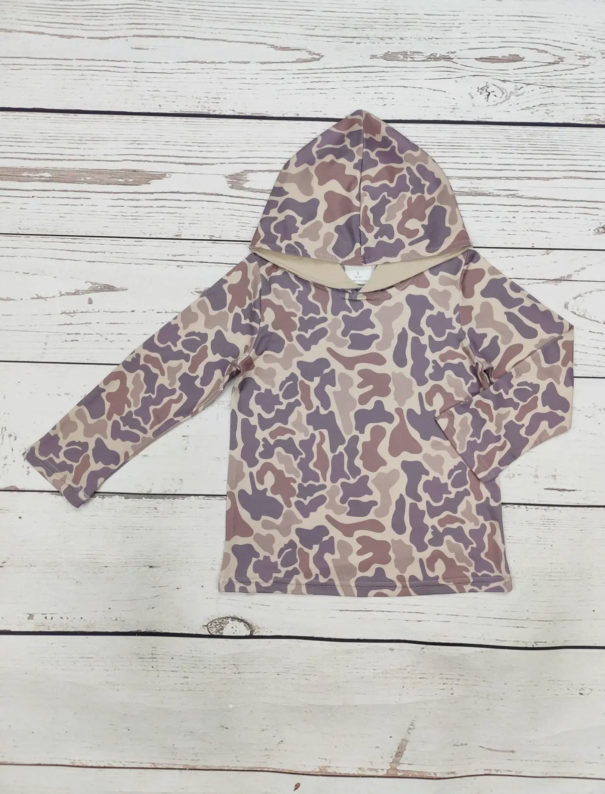 Brown Camo pull over