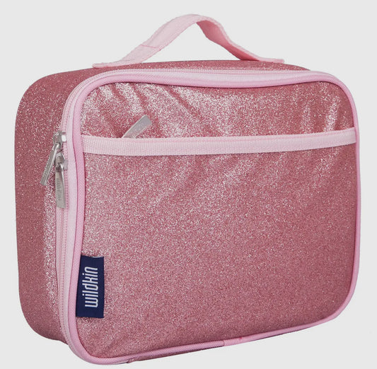 Pink glitter lunch box