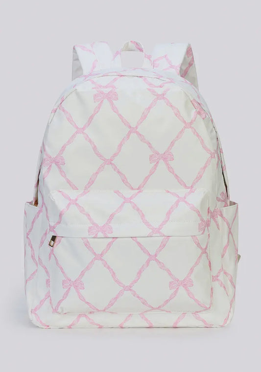 Pink sweet bow backpack