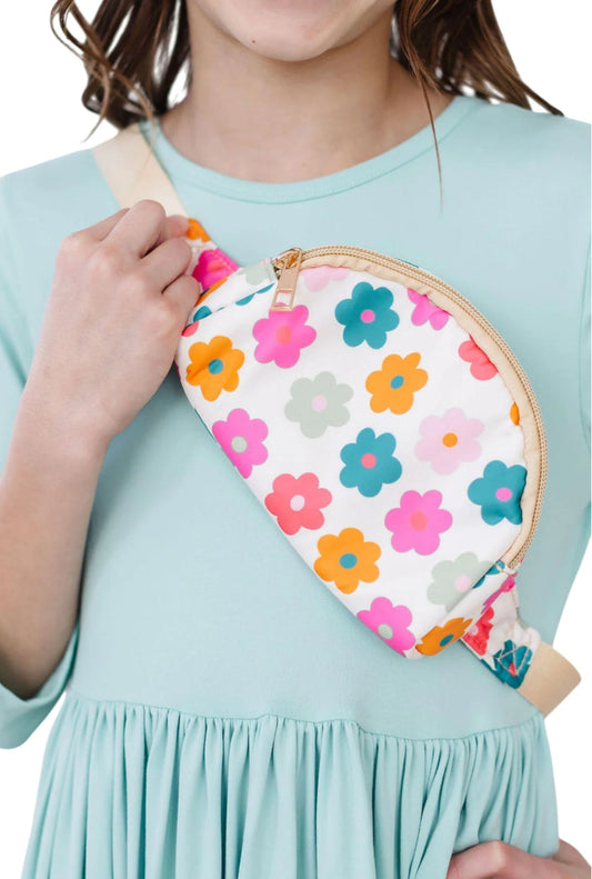 retro floral belt bag