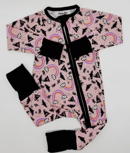 pink halloween bamboo sleeper