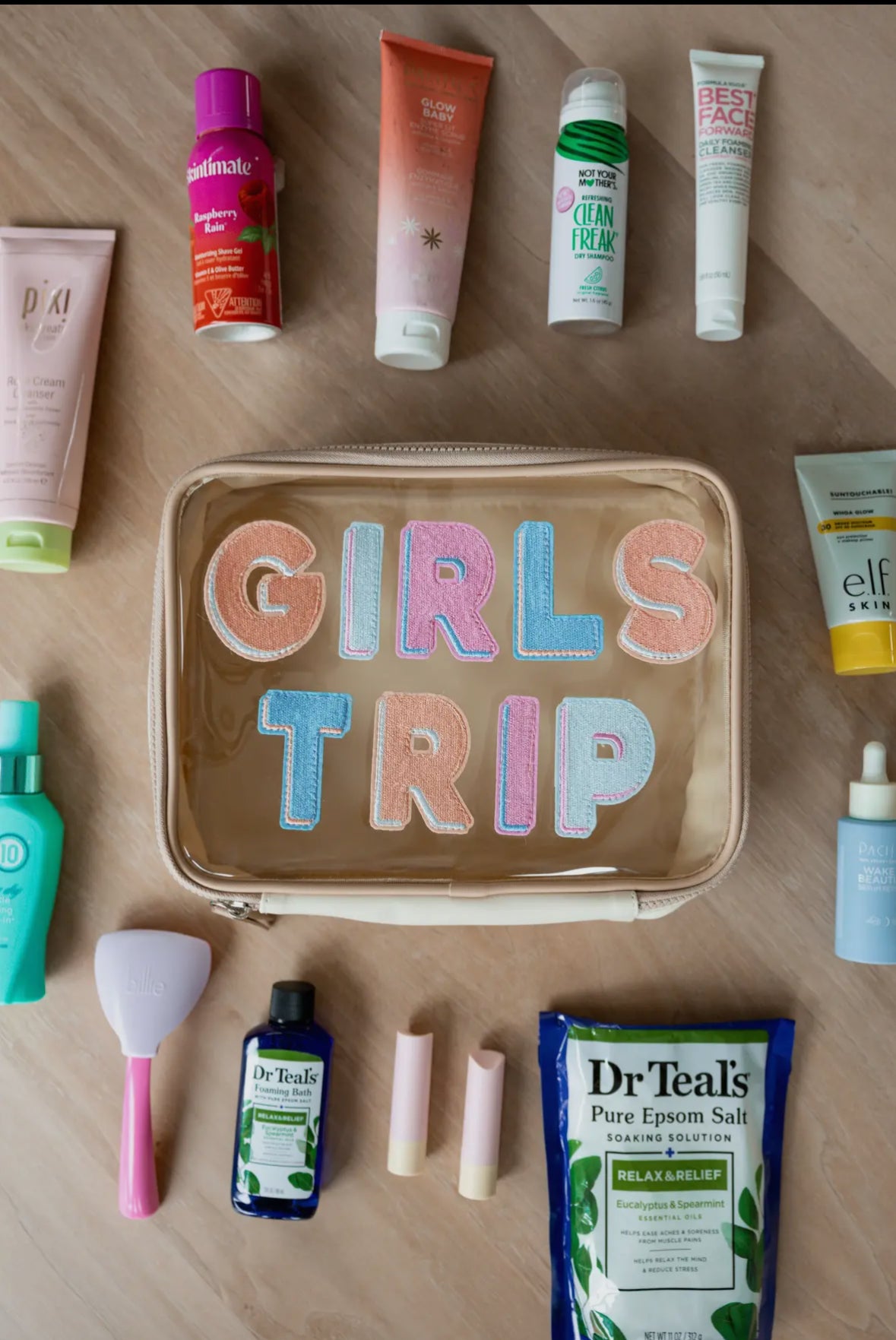 girls trip cosmetic bag