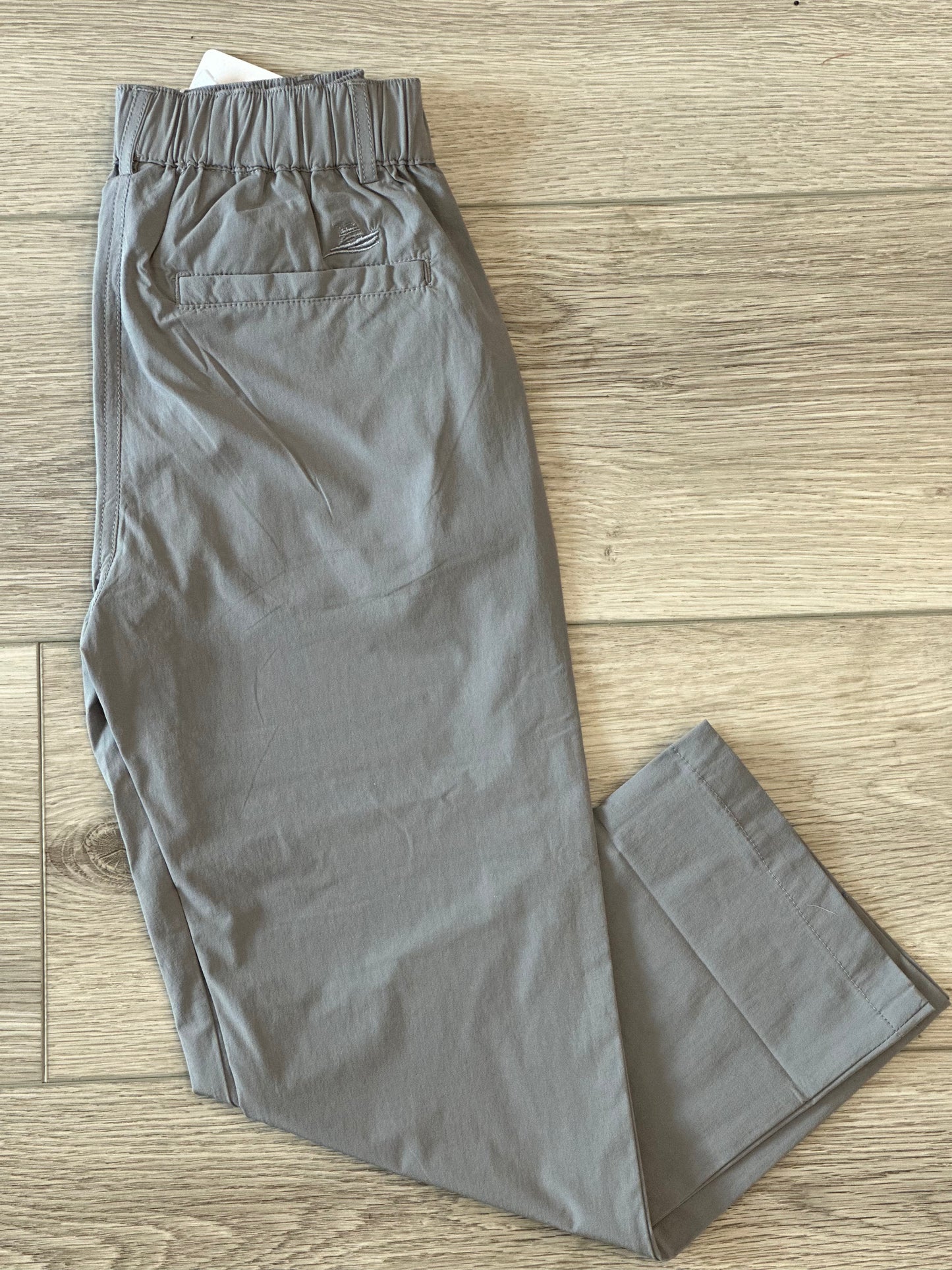 performance elastic pants - gray