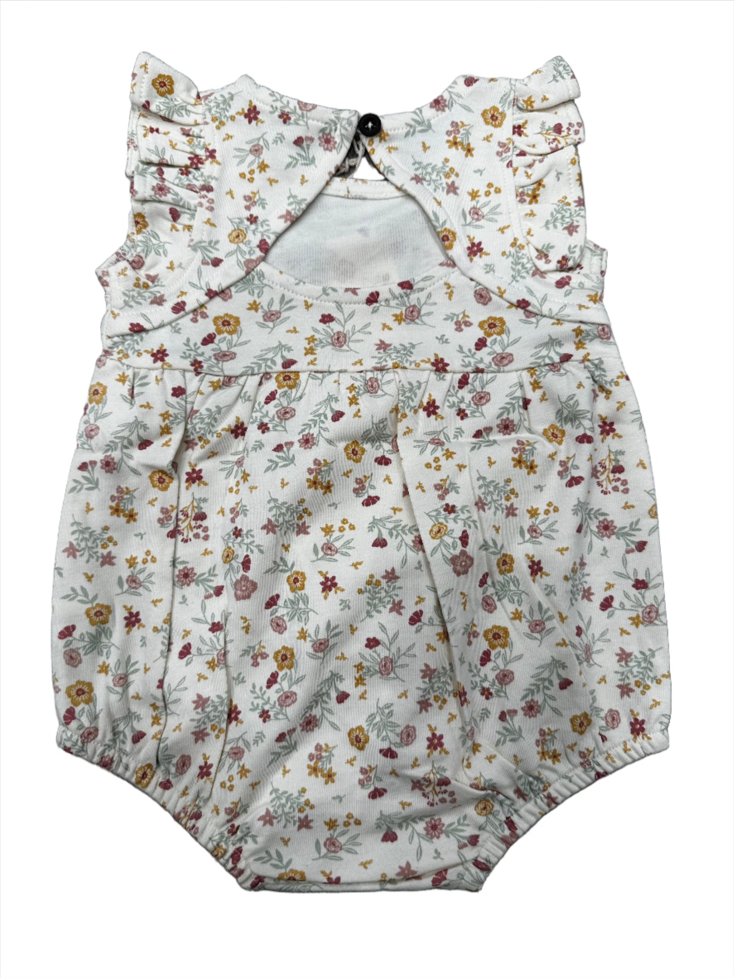 baby romper- berry