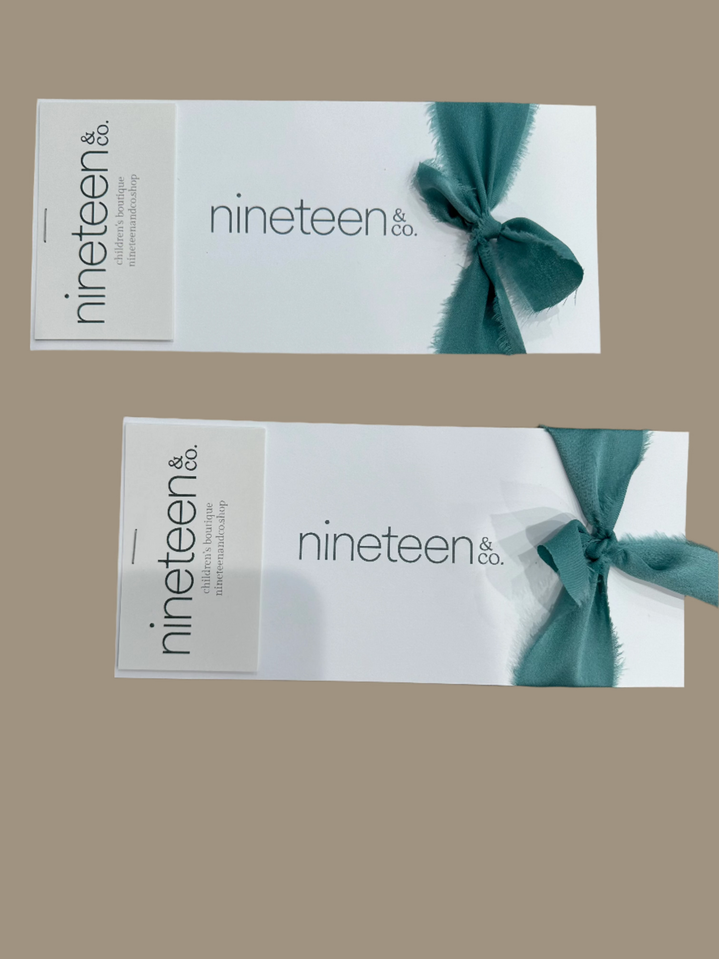 nineteen & co. gift card