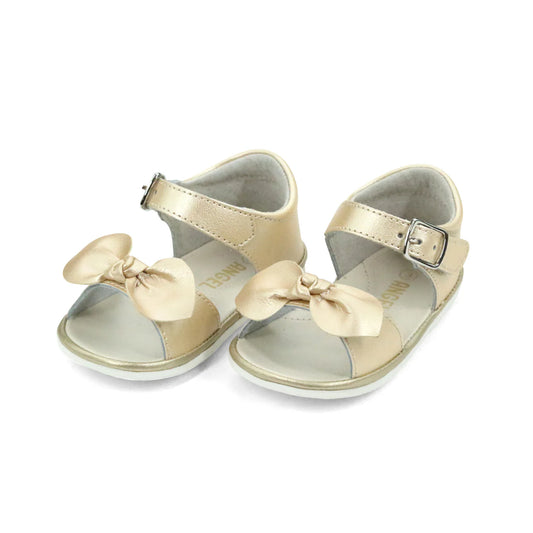 L'Amour- Champagne Jolie Bow Sandal