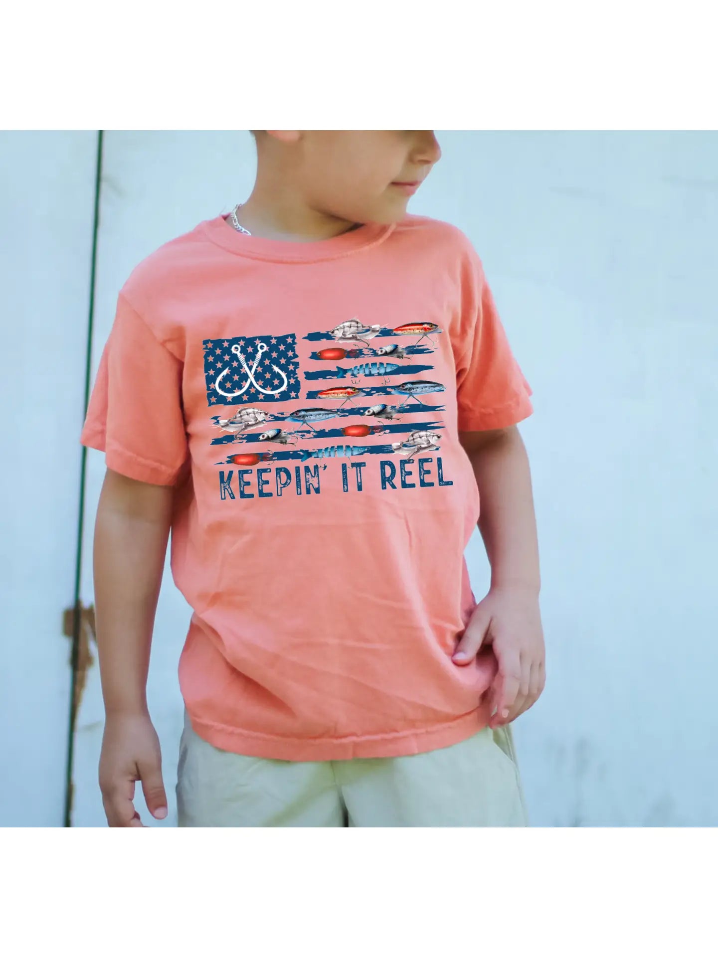 keepin' it reel graphic tee