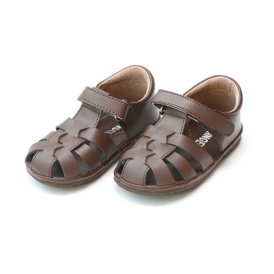 L'Amour -Mack Leather Fisherman Brown Sandal