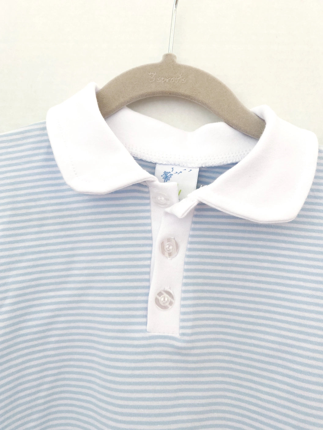 blue stripe collard shirt