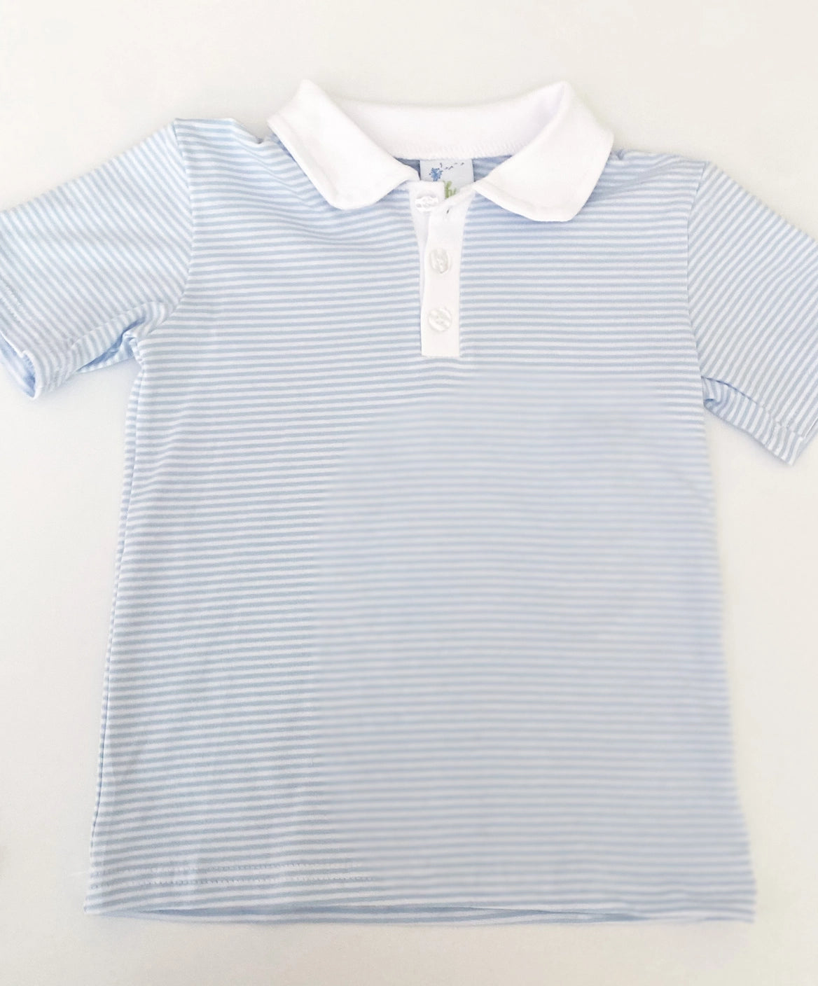 blue stripe collard shirt