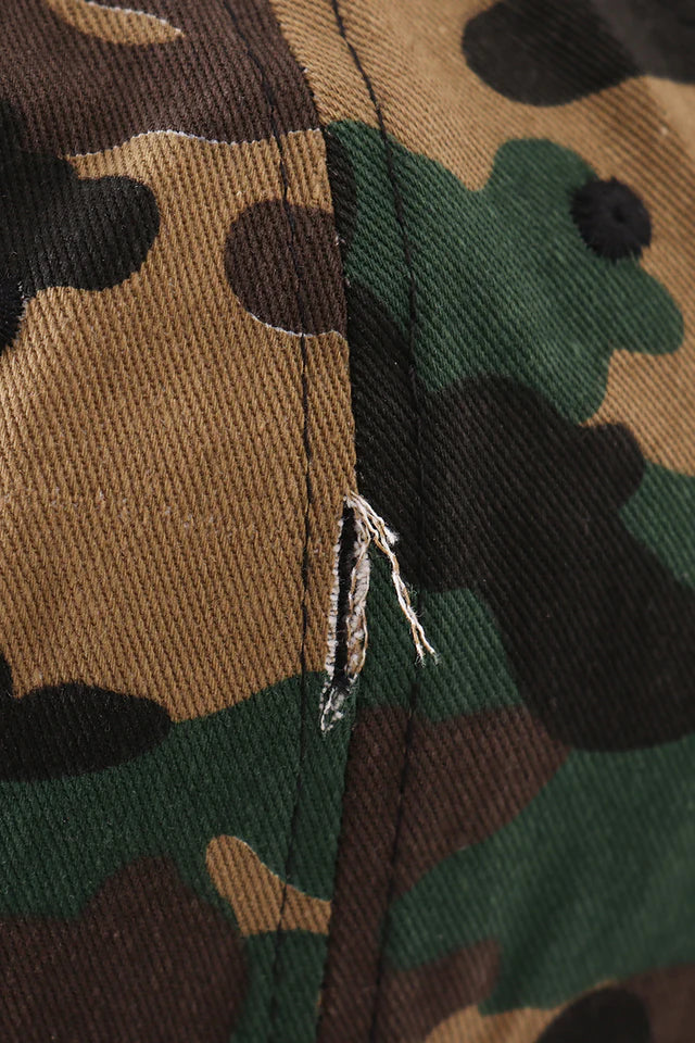 women's camo flag hat