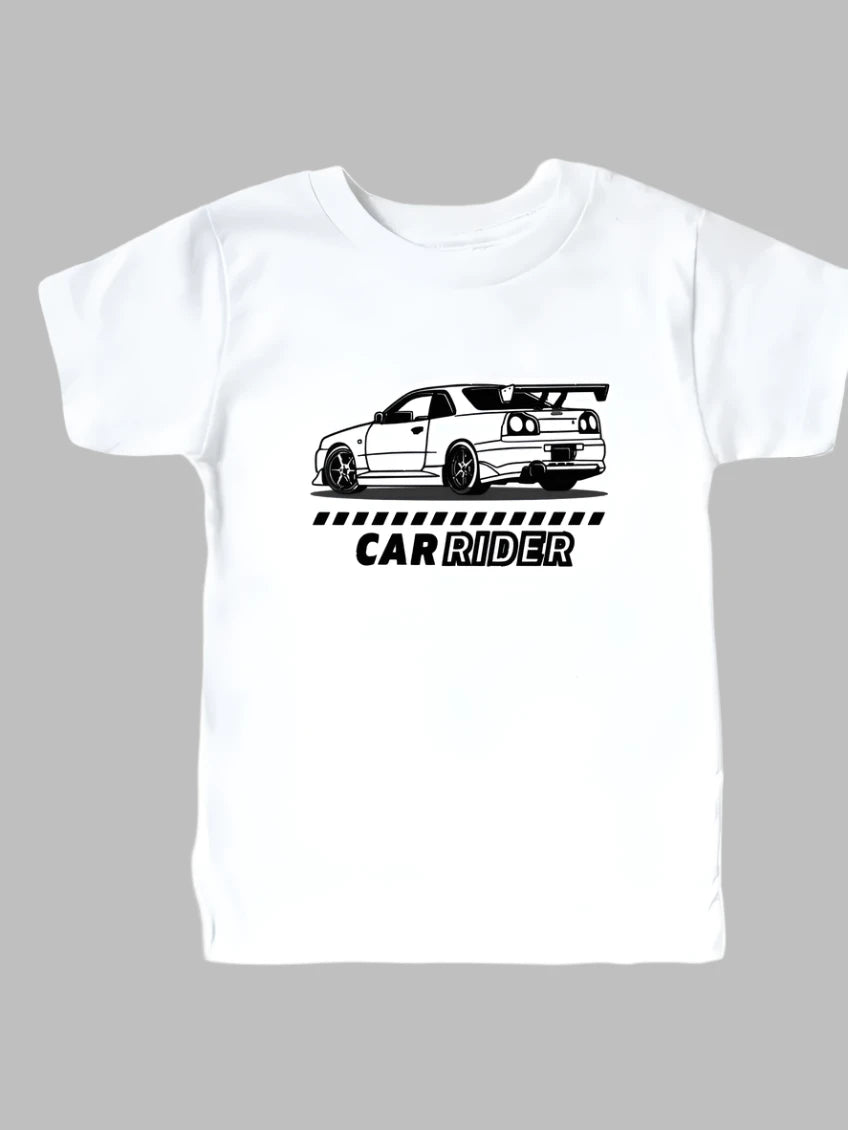 car rider back to school tee