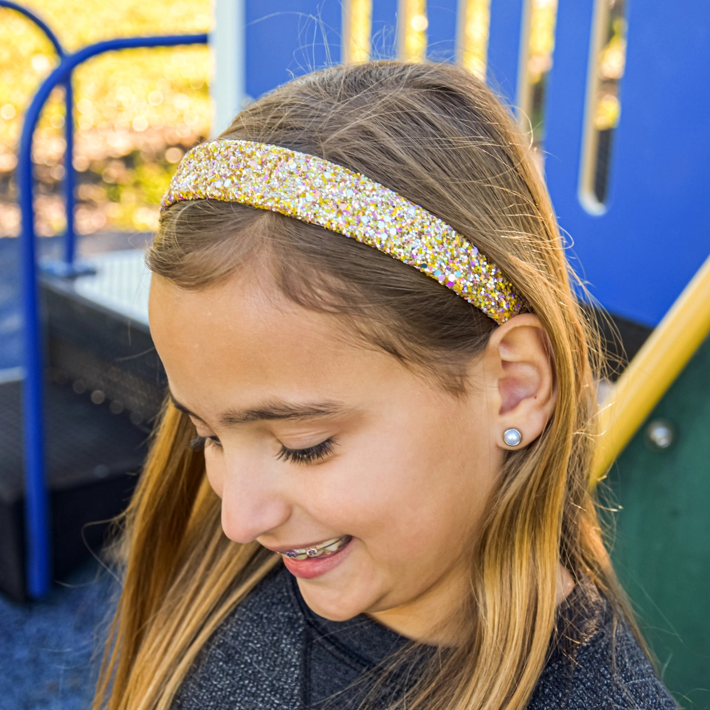 gold chunky headband