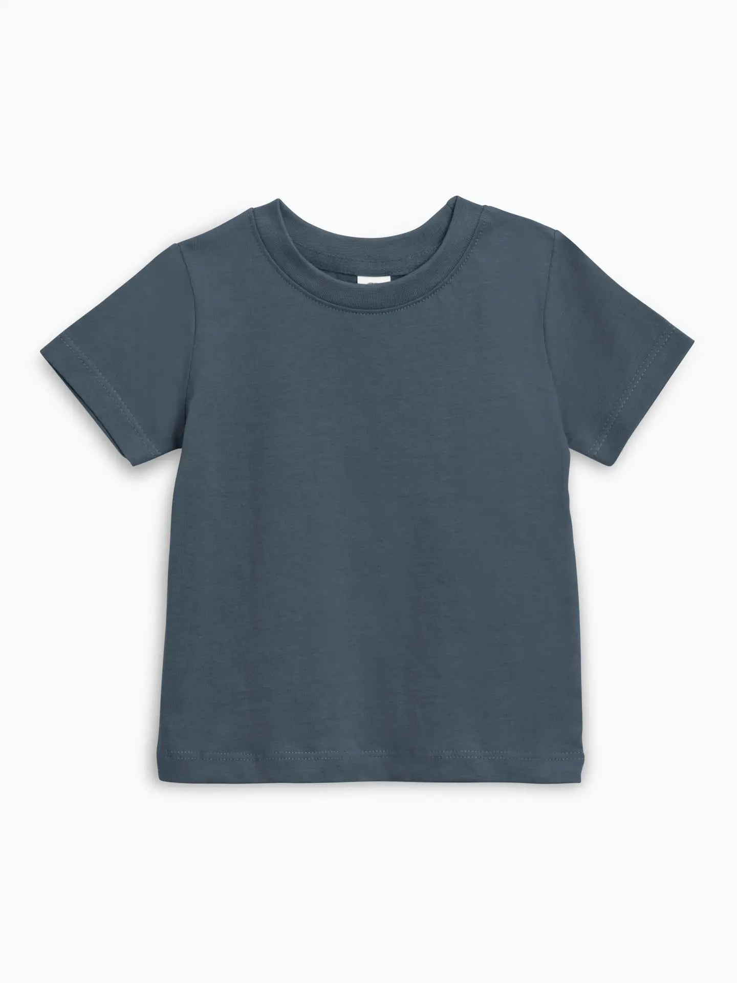 crew neck tee- harbor