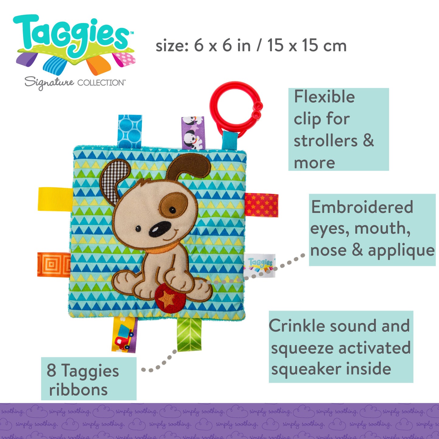 taggies- crinkle puppy