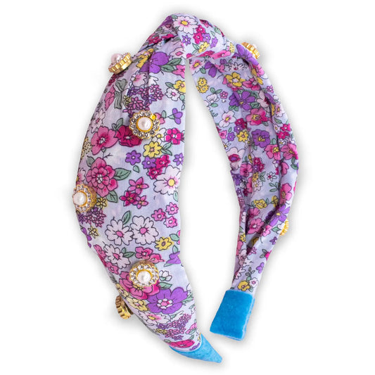 floral embellished headband