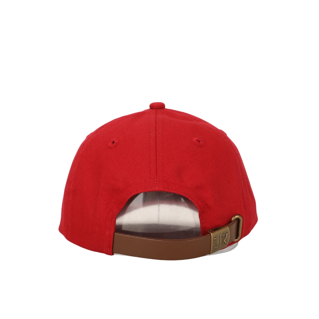 red football hat