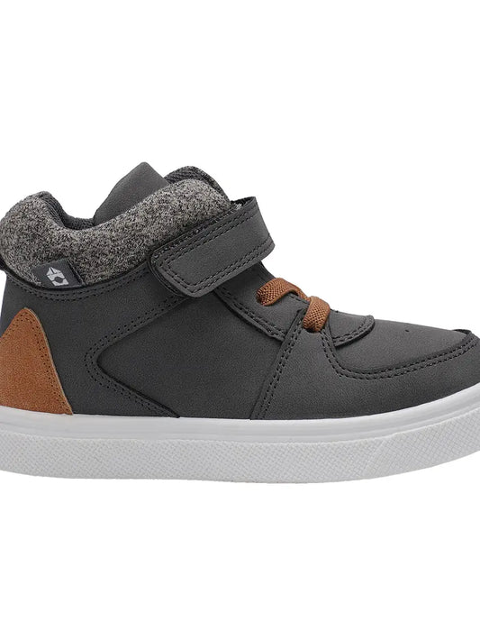 high top charcoal sneaker