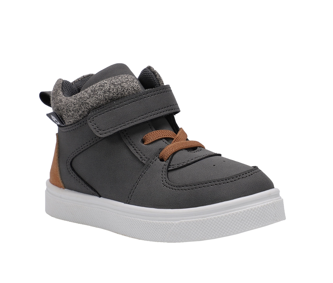 high top charcoal sneaker