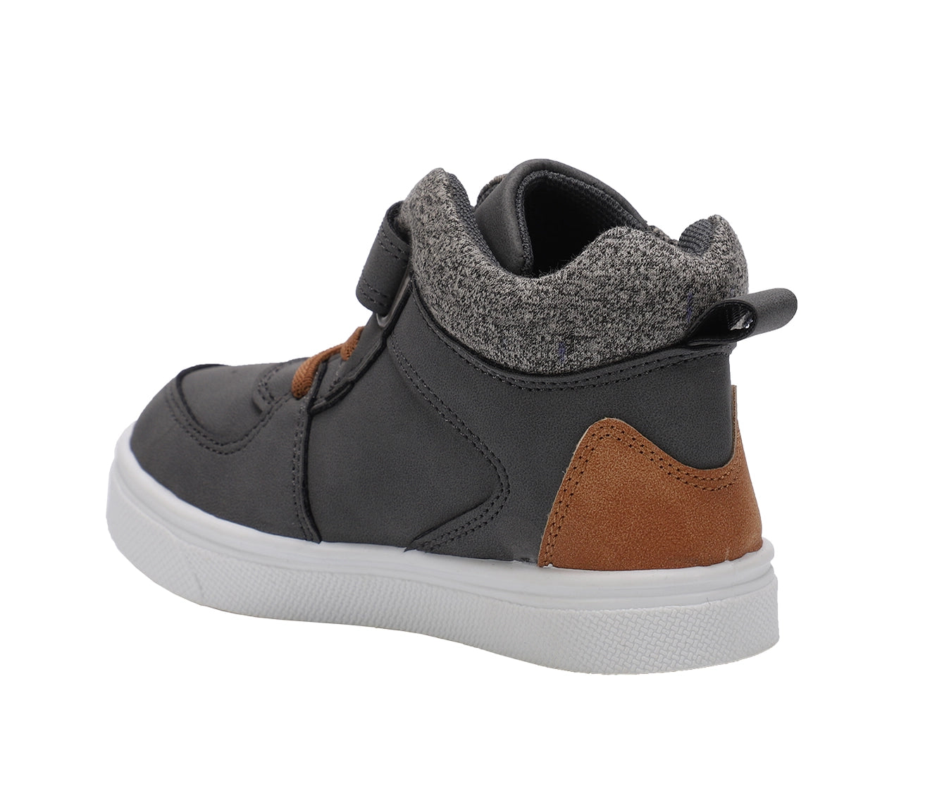 high top charcoal sneaker