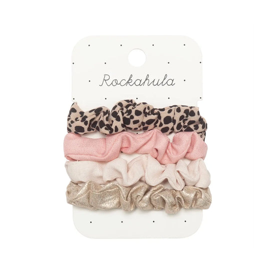 leopard love scrunchie set