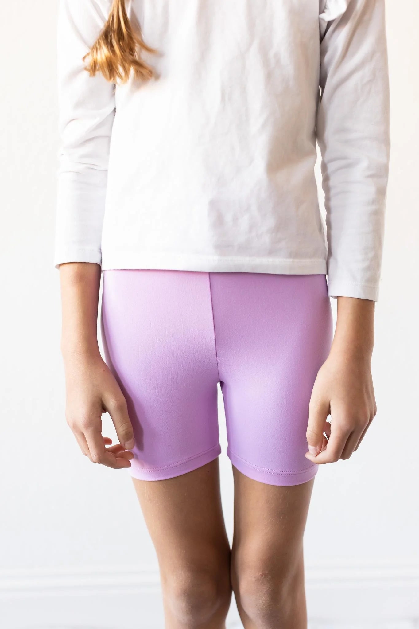 twirl shorts- bright lilac