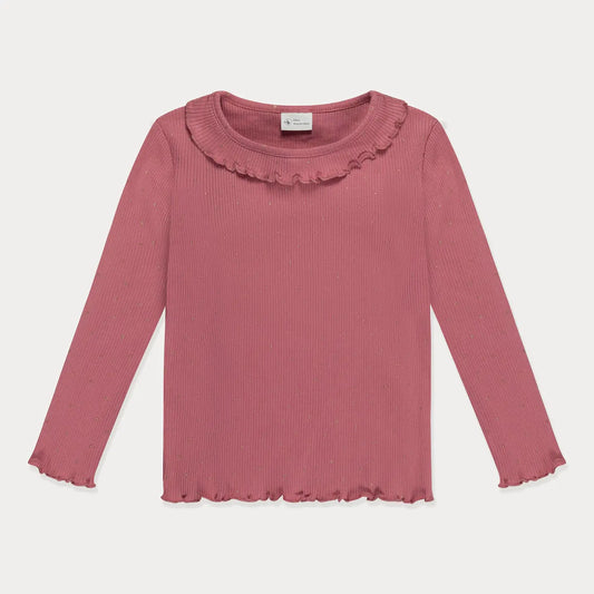 long sleeve pink top