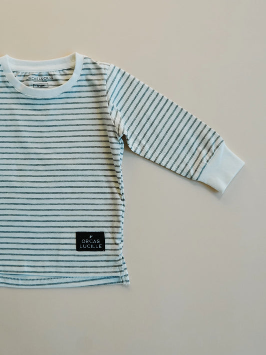 grey stripe longsleeve