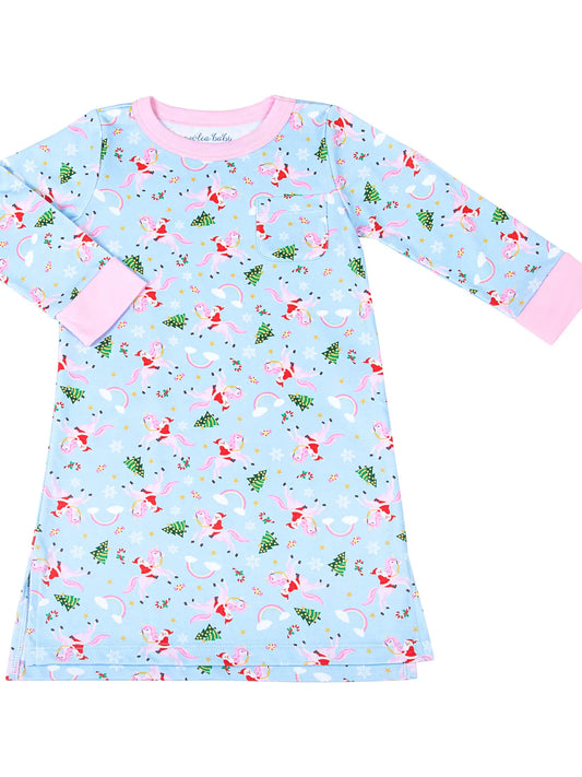 merry unicorn night dress