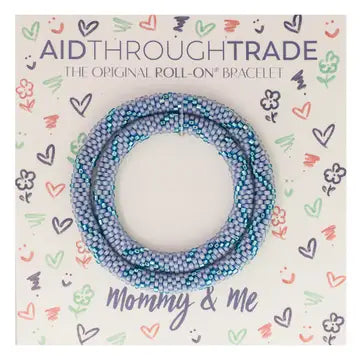 mommy and me bracelet- sky