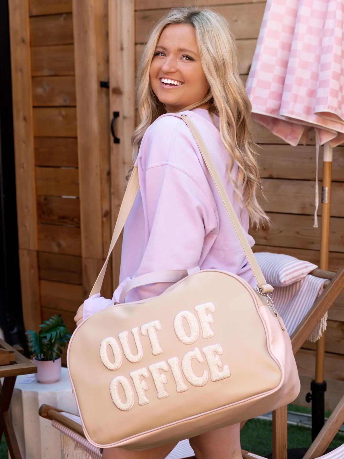 out of office duffle