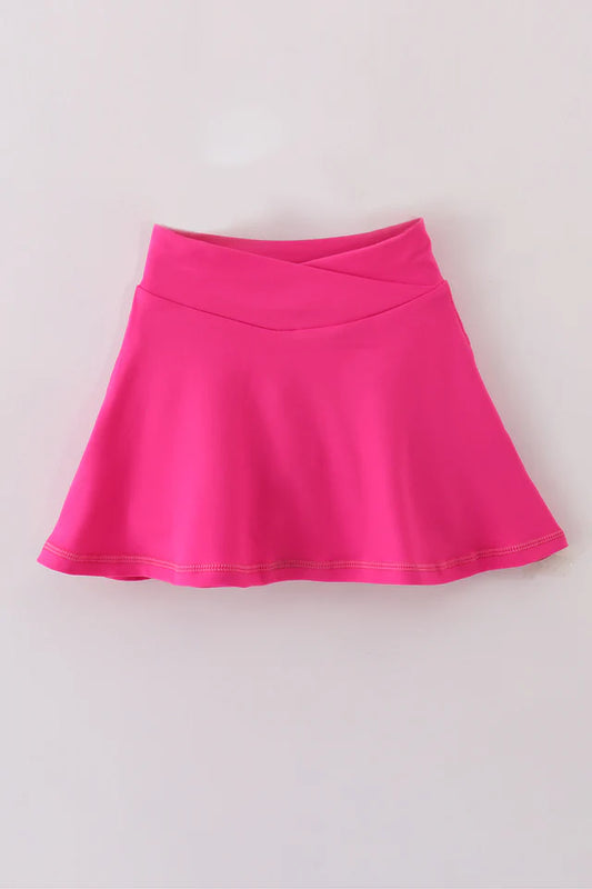 pink active skirt
