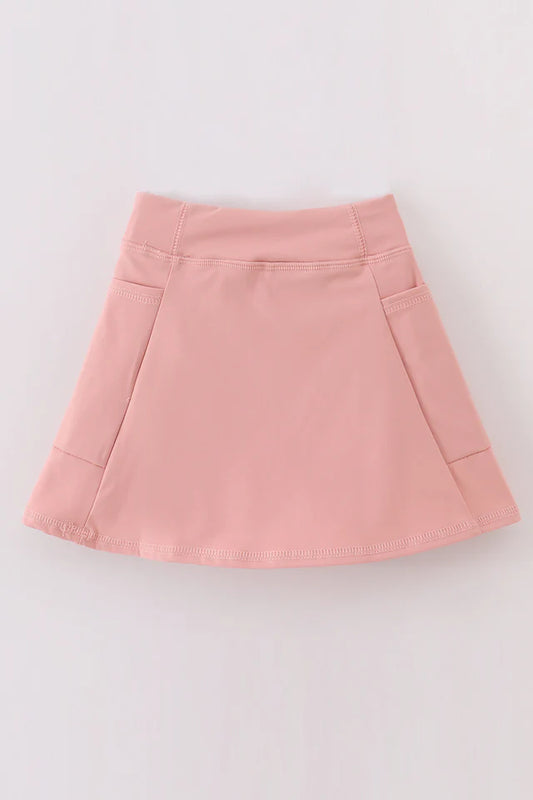 pink active tennis skort