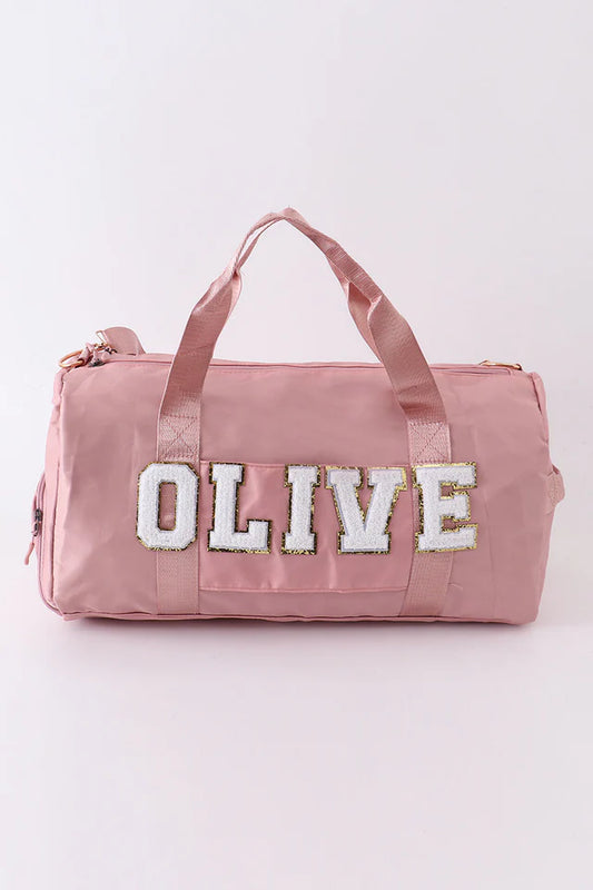 pink travel bag