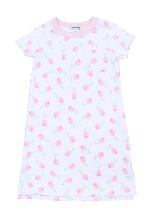 classic pink tulip night dress