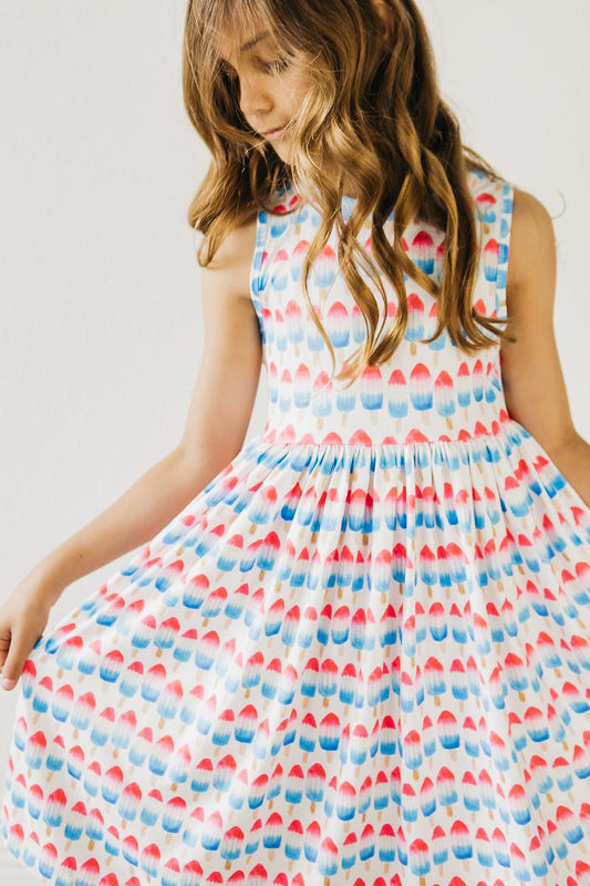 red, white, and cute tank dress