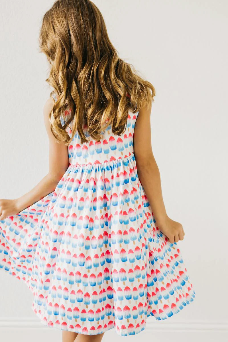 red, white, and cute tank dress