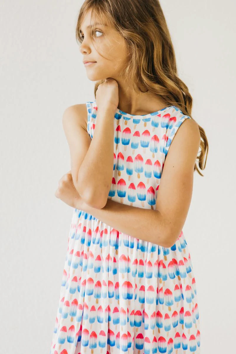 red, white, and cute tank dress