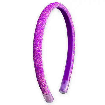 thin glitter headband