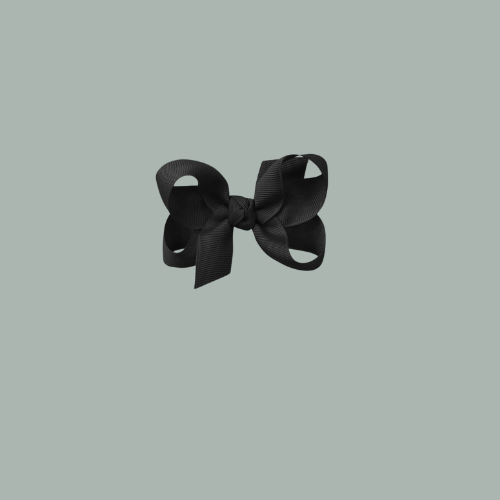 black bow